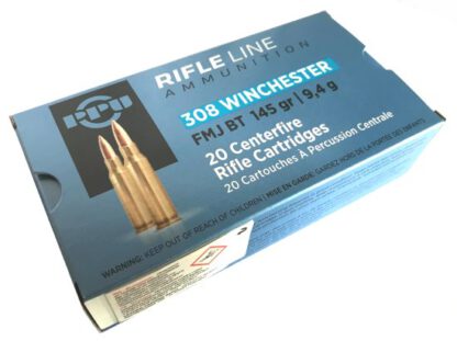 .308 WIN., 145gr. FMJ BT