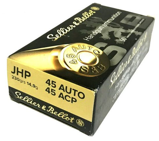 .45 ACP, JHP 230grs