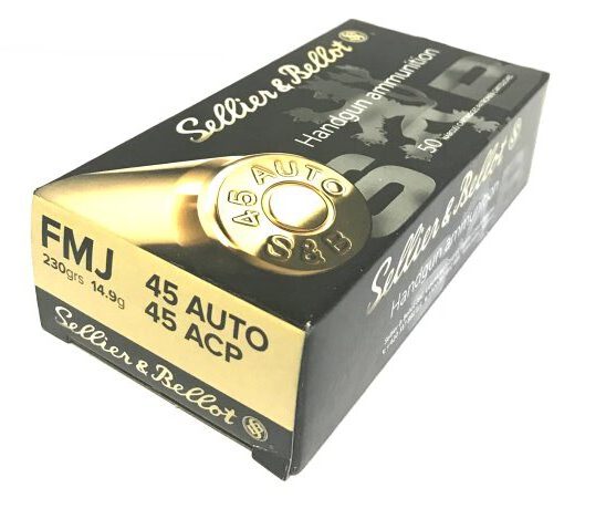 .45 ACP, FMJ Rundkopf 230gr