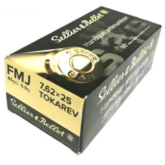 7.62x25 Tokarev, FMJ Rundkopf