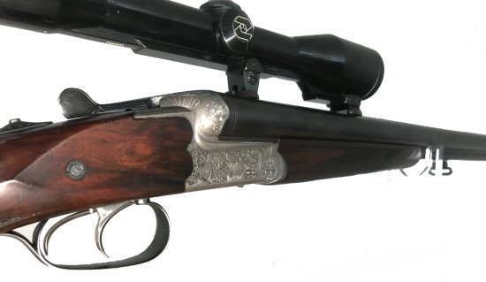 Drilling Suhler Jagdhütte, Mod. Fortuna, Kaliber .30-06;12/70 – Bild 2