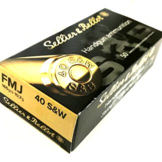 .40 S&W, 165grs FMJ Flachkopf