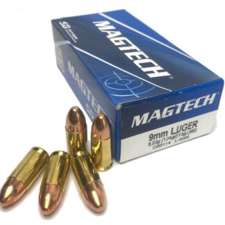 9mm Luger, FMJ 124grs