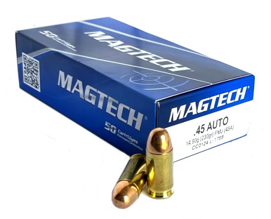 .45 ACP, FMJ 230 grs.