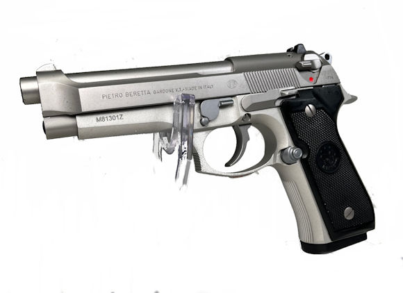 Halbautomatische Pistole Beretta, Mod. 92FS, Kaliber 9mmLuger