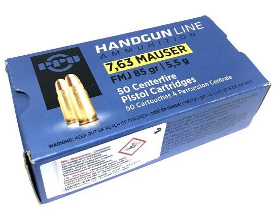 7,63 Mauser 85gr FMJ