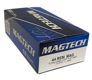 .44 REM. Magnum, 240grs. SJSPF Flachkopf