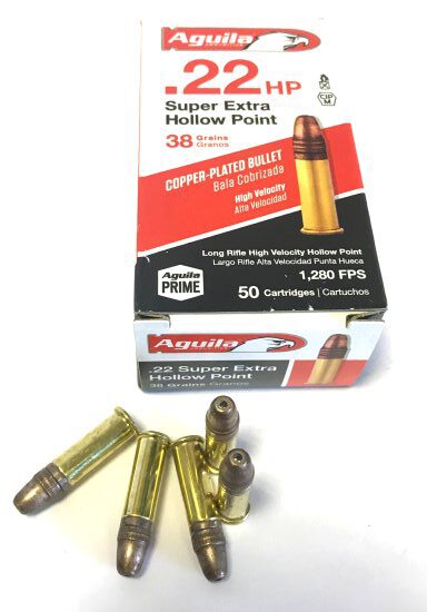 .22lr High Velocity, HP verkupfert 38grs.