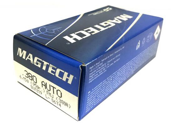 Magtech 9mm Kurz (.380 AUTO), 95gr FMJ