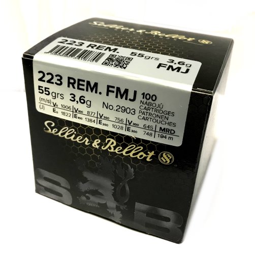 .223 REM., 55gr. FMJ