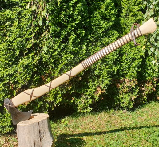 Bartaxt, handgeschmiedet – Bild 2