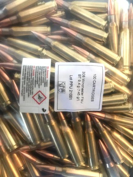.308 Win., 145gr. FMJ BT