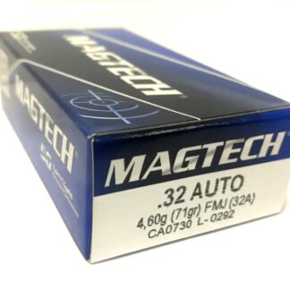 7.65 Browning / .32 Auto, 71grs FMJ Rundkopf