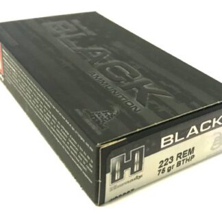 .223 REM., 75gr, BTHP Match Black