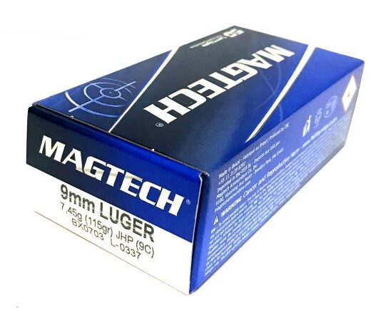 9mm Luger, JHP 115gr