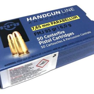 7,65 Para, 93gr FMJ