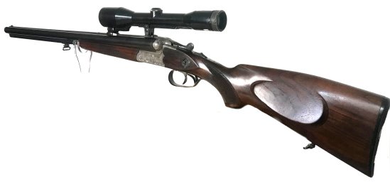 Drilling Suhler Jagdhütte, Mod. Fortuna, Kaliber .30-06;12/70