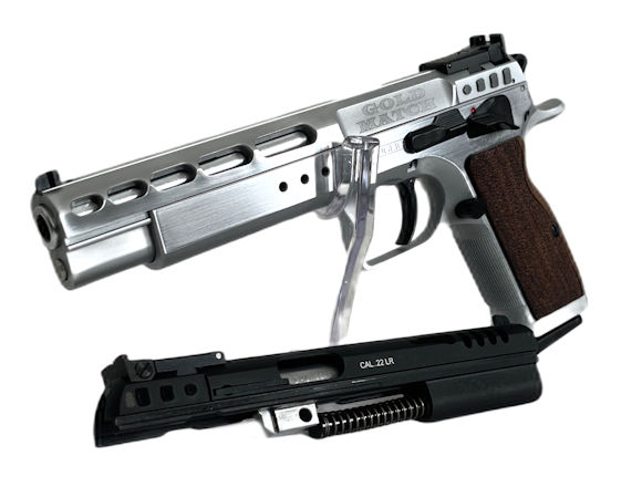 Halbautomatische Pistole Tanfoglio, Mod. P19 Gold Match BDS VERSION 6" - 9/22er Combo, Kaliber 9mmLuger – Bild 2
