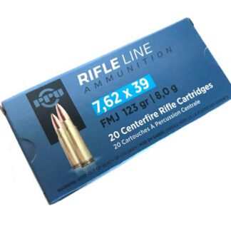 7.62x39, FMJ 123grs