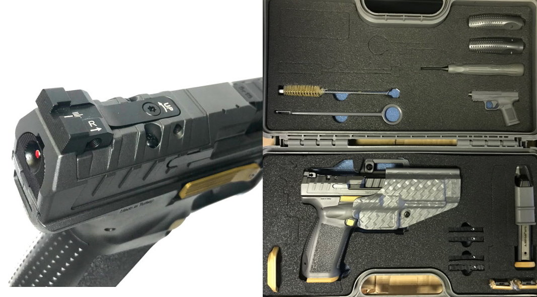 Halbautomatische Pistole CANIK, Mod. TP9 SFX RIVAL, Combat Grey, SAO, Kaliber 9mm Luger – Bild 3