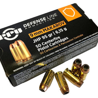 9mm Mak., JHP 95 grs
