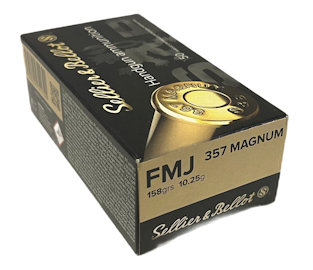 .357 Mag., 158grs. FMJ FK